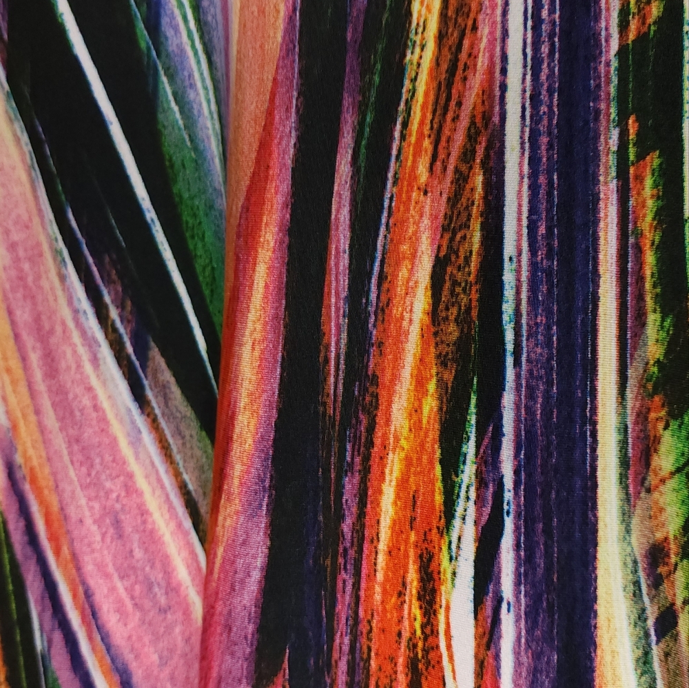 Avenue Maxi hi lo colorful sleeveless dress 22 24 - Picture 5 of 8